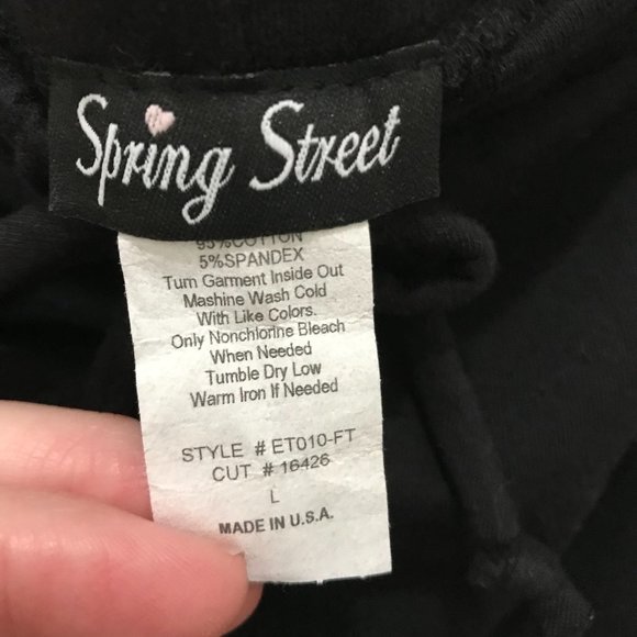 Black  strapless shorts romper L - Picture 4 of 4